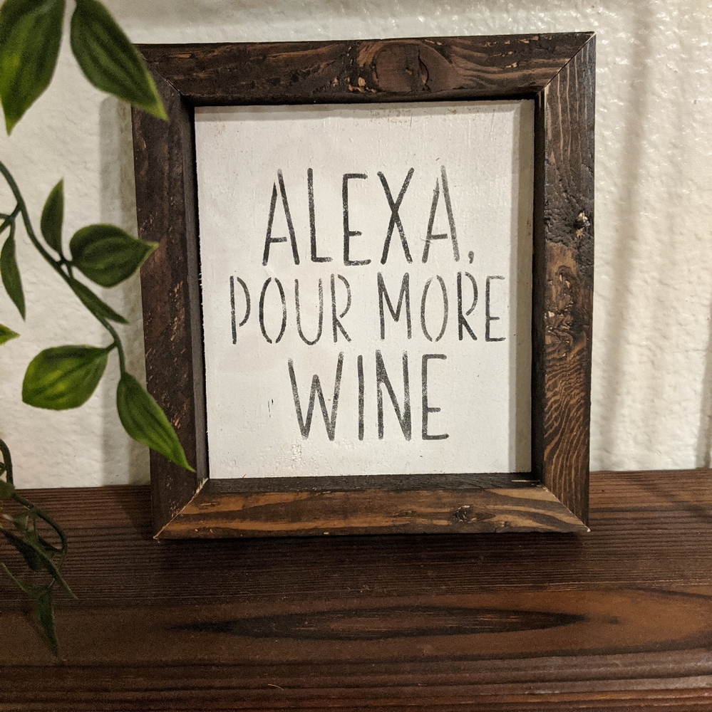 Cute wooden sign